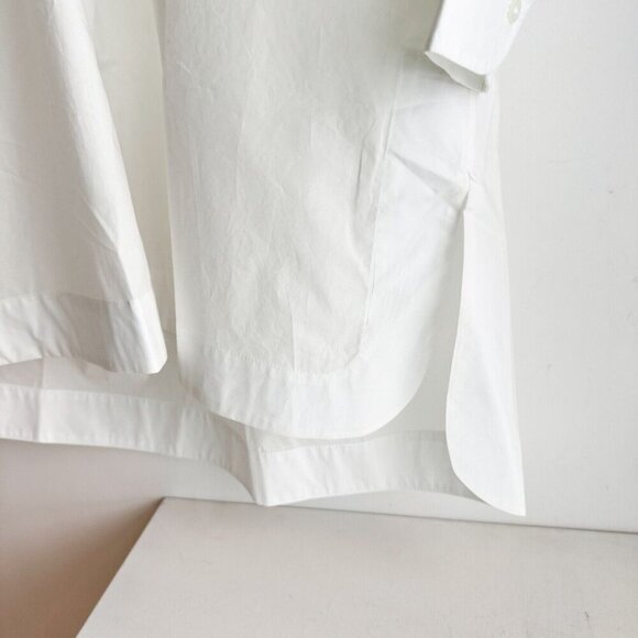 Cowley White Cotton Lagenlook Relaxed Fit Shirt Dress XS - Picture 4 of 6